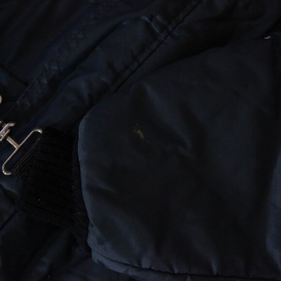 Western Field Snowsuit Mens XL Navy Red Insulated Hood Belt Zip Legs Snowmobile - Picture 8 of 14